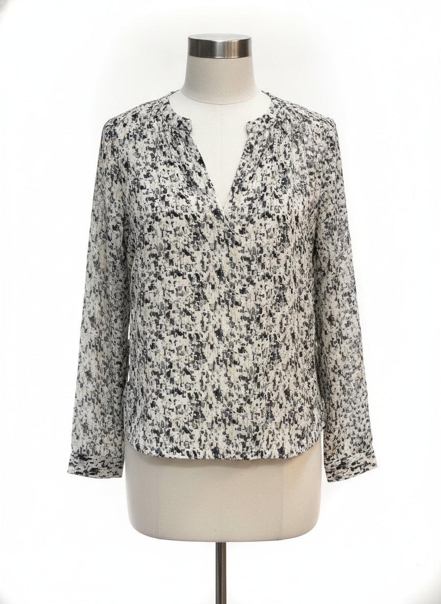 CAbi · Shatter Blouse · Medium · TaupeMulti