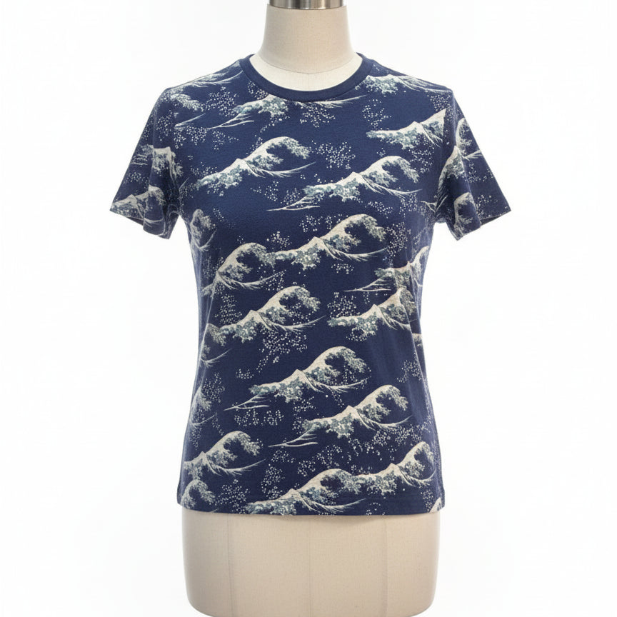 Uniqlo · Hokusai The Great Wave · XLarge · Navy