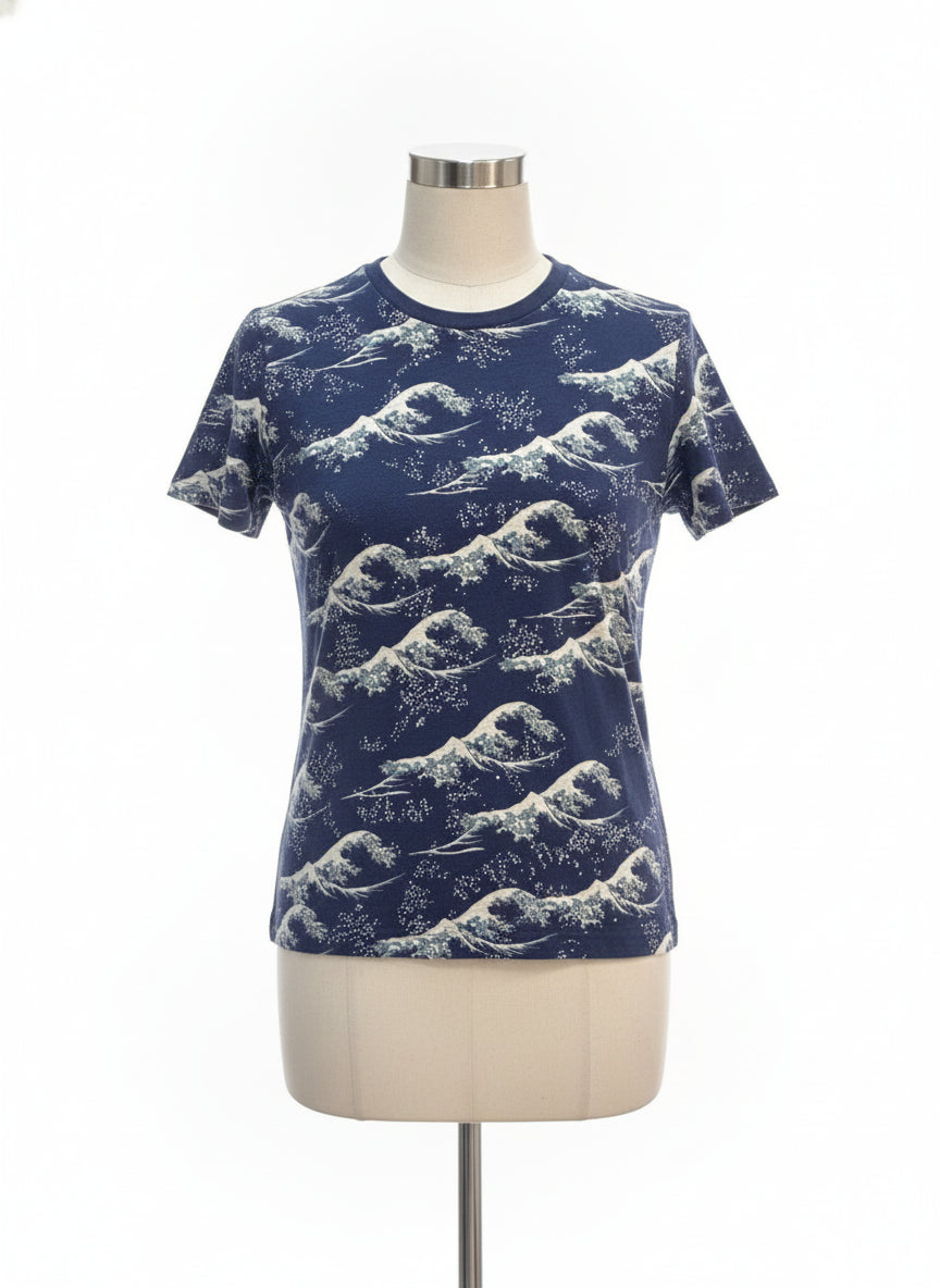 Uniqlo · Hokusai The Great Wave · XLarge · Navy