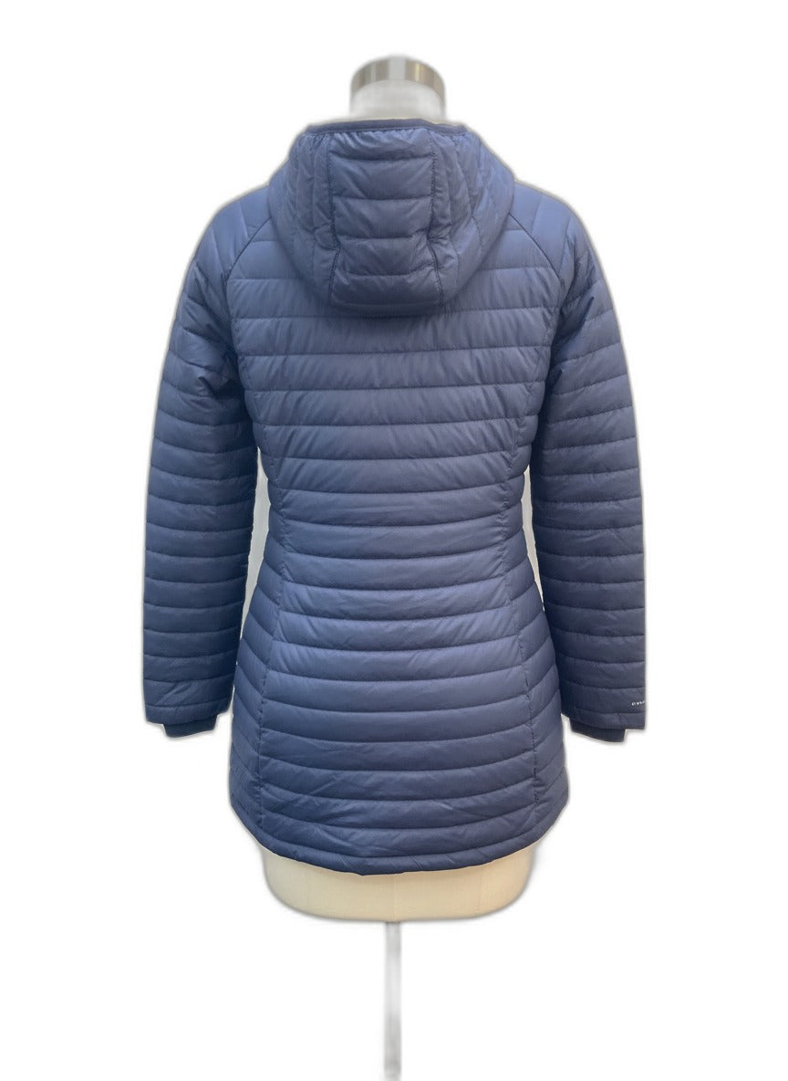 Columbia · Mid-Length Quilted Hooded Jacket · Large · Midnight