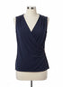 Charter Club · Charter Club · Wrap Top · 1X · Navy · 1X · Navy