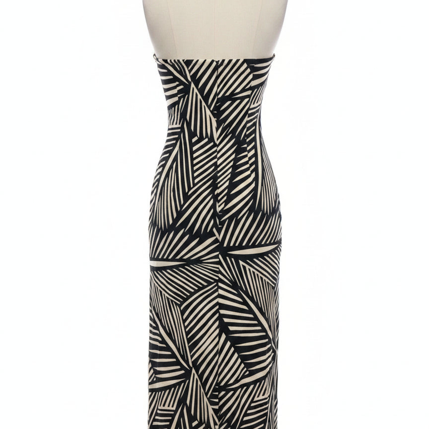 Nordstrom · Strapless Dress · XXS · Beige/Black