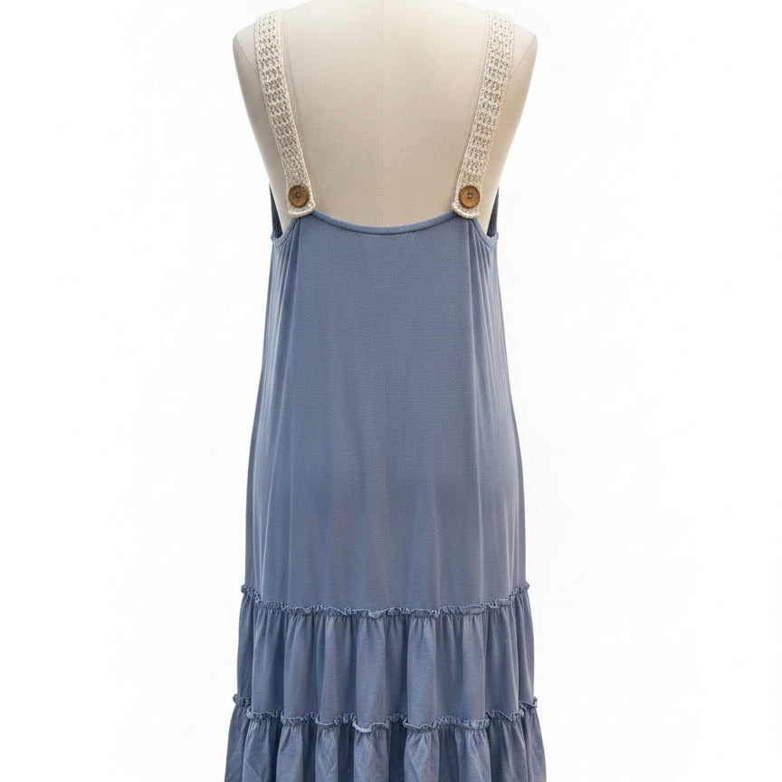 Anthropologie · Blue Tassel · Small · BlueCream Crochet