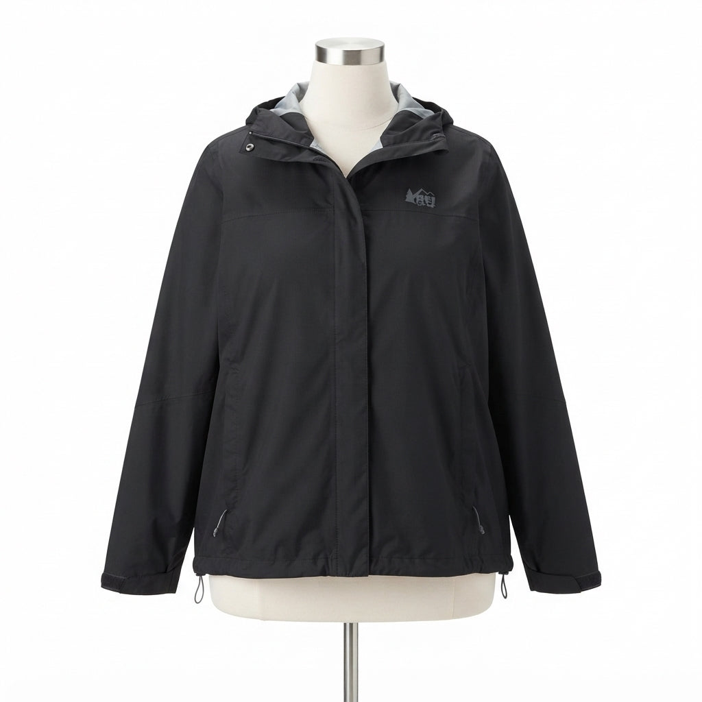 REI · RainCoat · 3X · Black