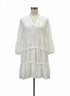 Lands' End · Boho Chic Dress · 18 · Cream