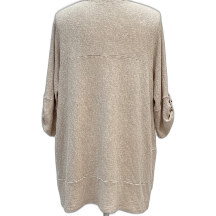 Chalet · Button Up Cardigan · XLarge · Sand