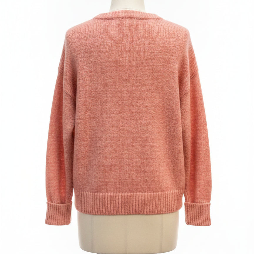 Ana · Sweater · Medium · Dusty Rose