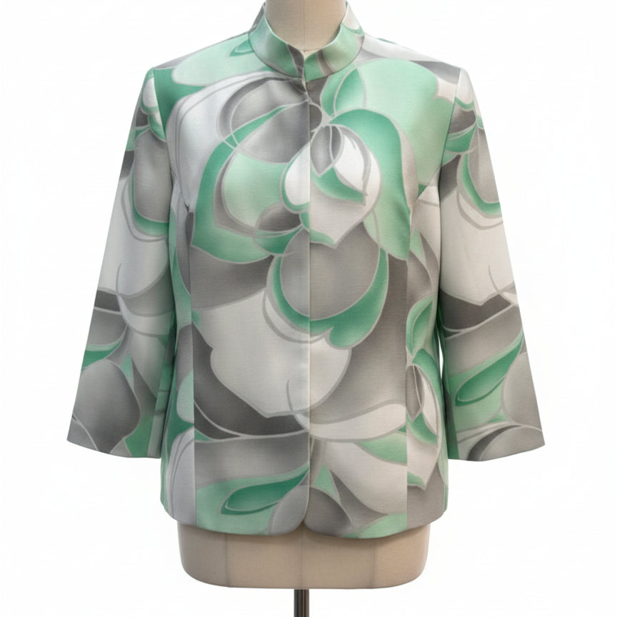 Alfred Dunner · Jacket · XLarge · GreenWhite