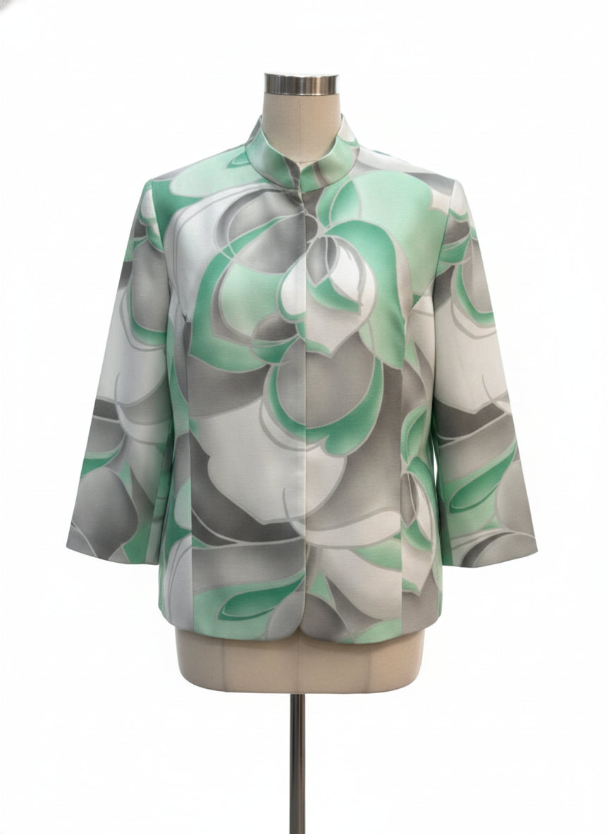 Alfred Dunner · Jacket · XLarge · GreenWhite