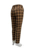 Charter Club · Ponte Pants · 12 · Tan/Brown Plaid