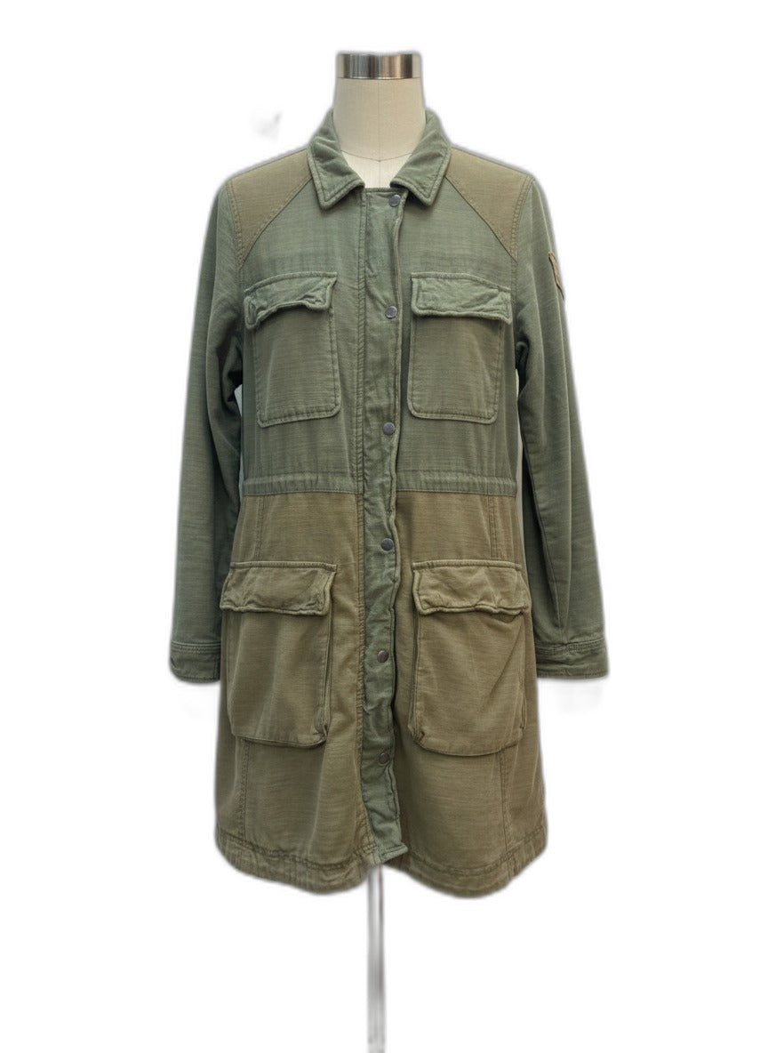 FreePeople · Zip Up Jacket · Medium · Army