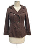 Sonoma · Hooded Double Breasted · Small · Chocolate