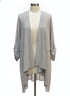 Chico's Travelers · Open Drape Cardigan · XLarge · Smoke
