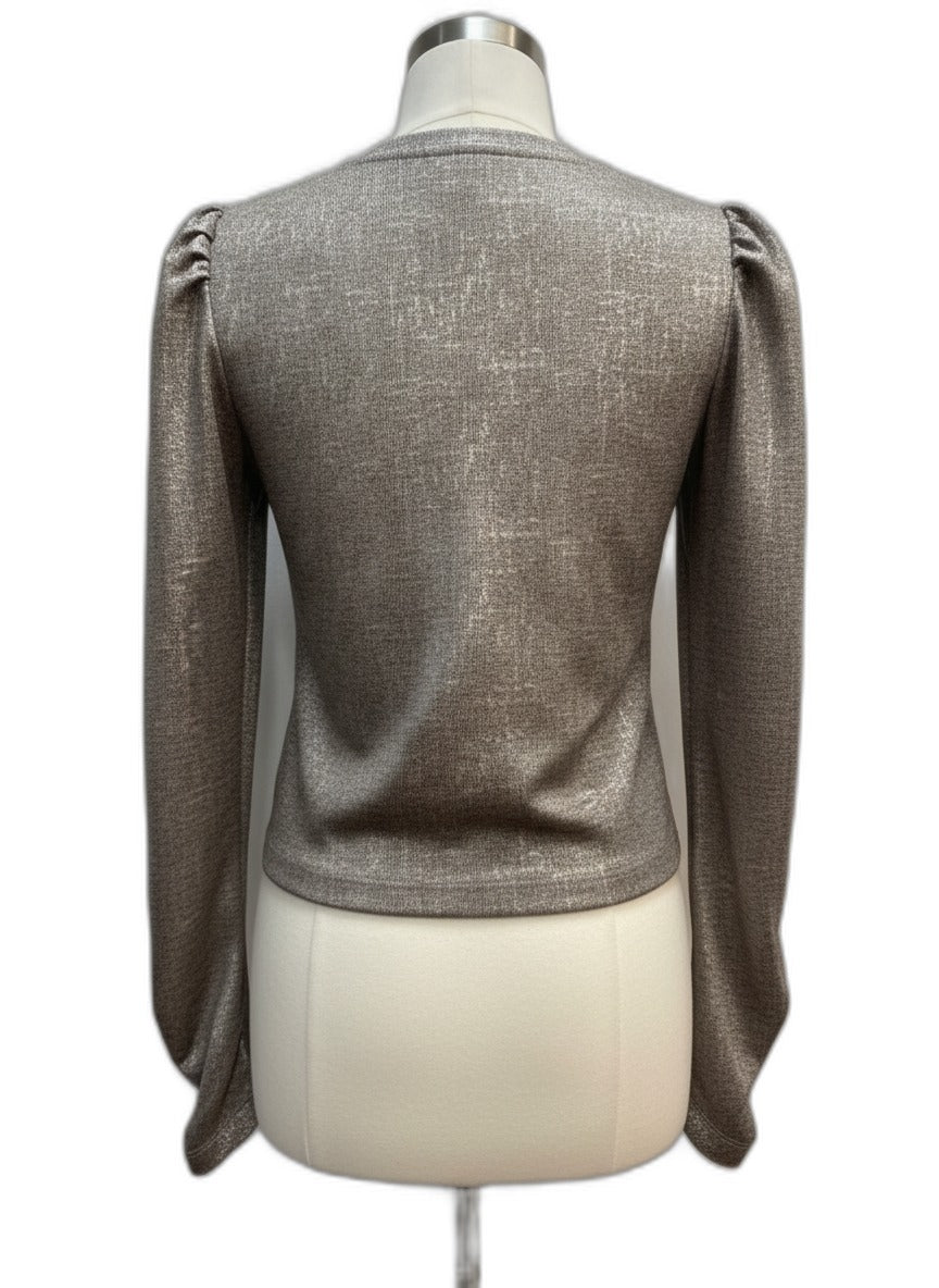 Rachel Zoe · LongSleeve Top · Small · Gold
