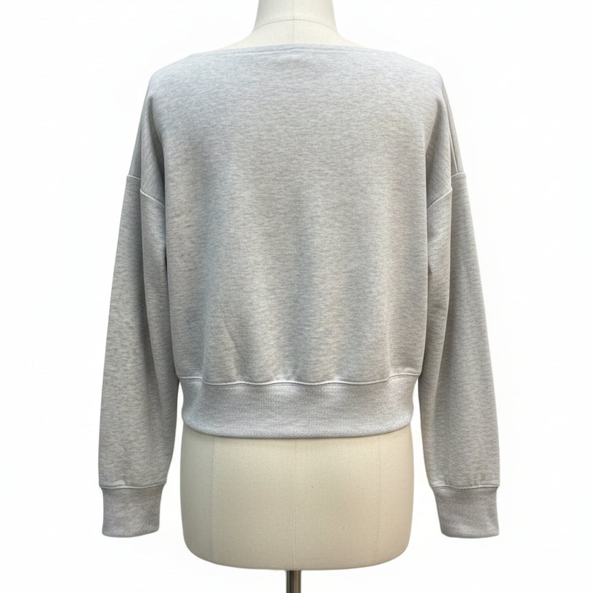 DSG · So Soft Off Shoulder Top · Small · Light Gray
