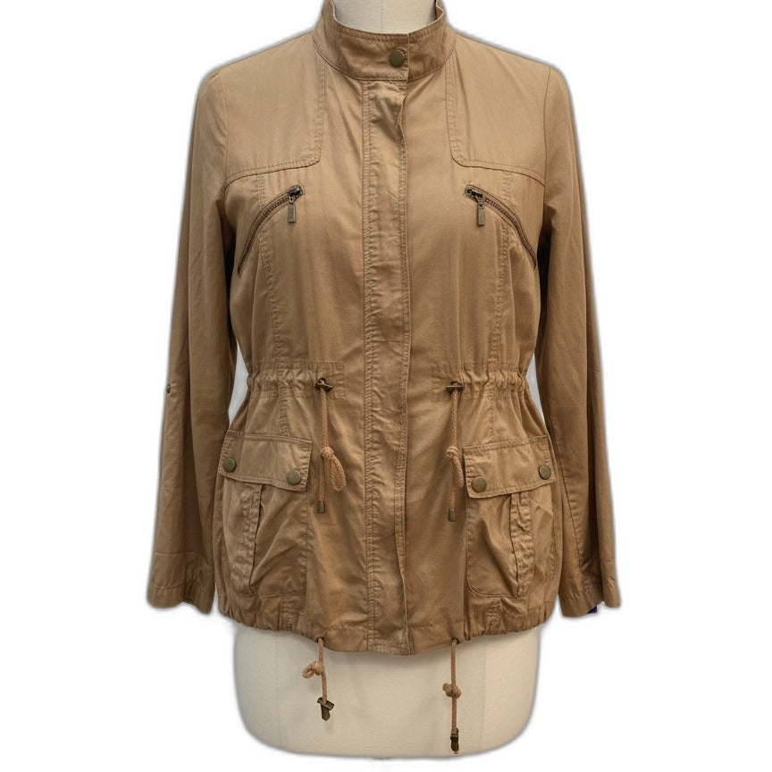 LA Hearts · Utility Jacket w/ Adjustable Draws · Large · Tan