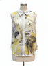 DKNY · Blouse · Large · WhiteYellow