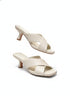 Vince · Kitten Heel Sandal · 7 · Cream