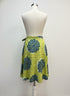 Odille · Odille · Lime Floral Print with Embroidered Side Zip Bow Detail · 6 · Lime Floral · 6 · Lime Floral