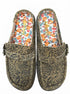 Alegria · Mules · 7.5 · Brown/Tan Floral