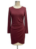 Leith · Lonsleeve Dress · Medium · Merlot