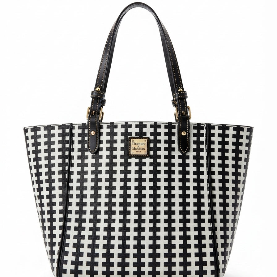 Dooney & Bourke · Handbag · Tote · Black and White