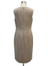 Banana Republic · Sleeveless Dress Button Detail · 10 · Wheat