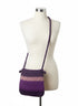 Artisan Made · PuroFloral 100% Wool Raven felted wool bag by Sheila Saxon · Crossbody · Purple, Pink, Black