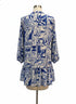 Rachel Zoe · Longsleeve Dress · Medium · WhiteBlue Tropical