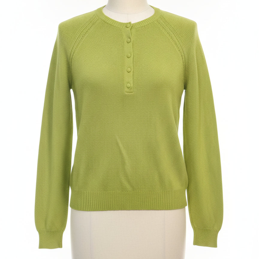 Kim Gravel · Sweater · Medium · Avocado