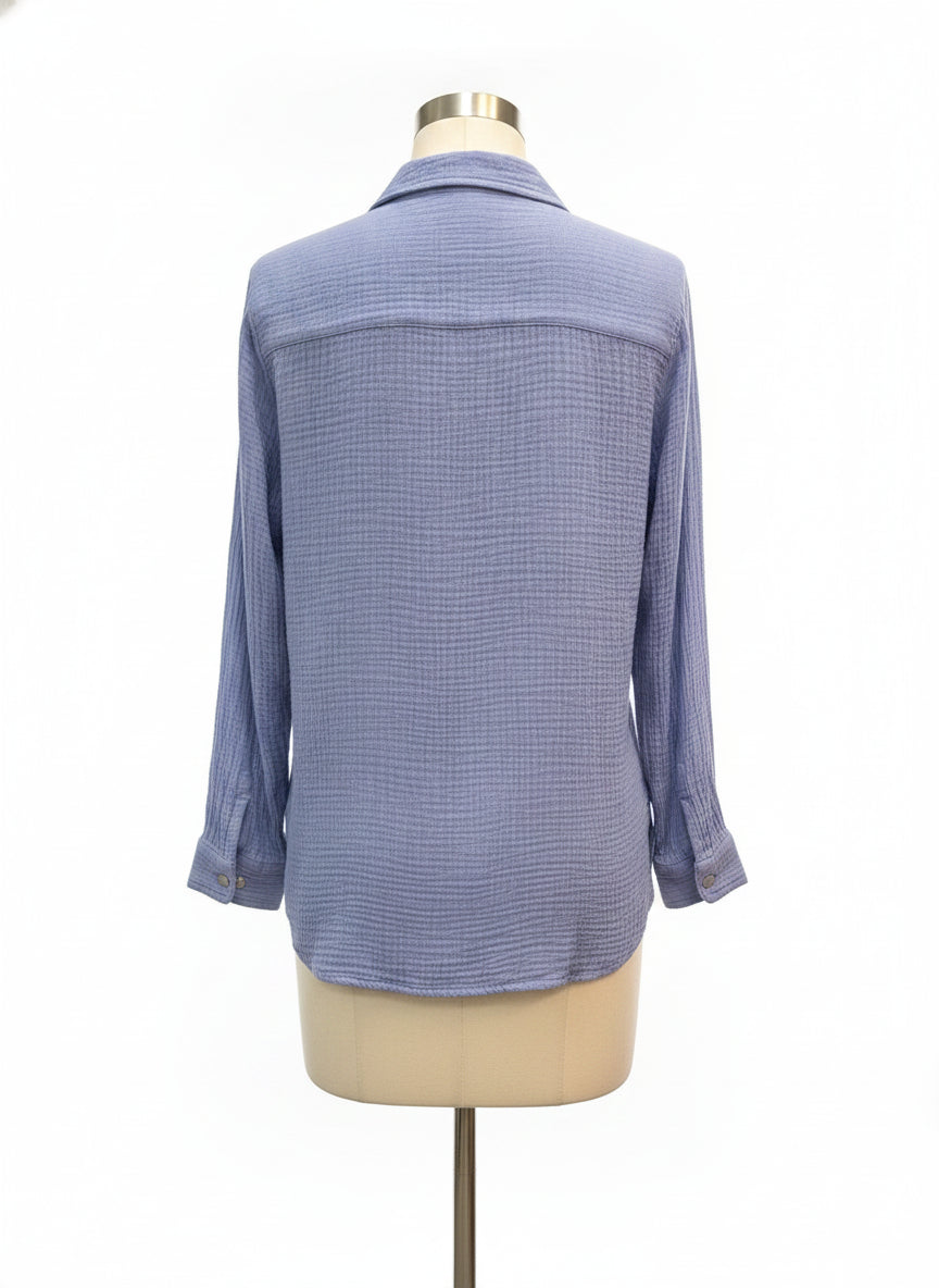 Soft Surroundings · Blouse · Large · LightBlue