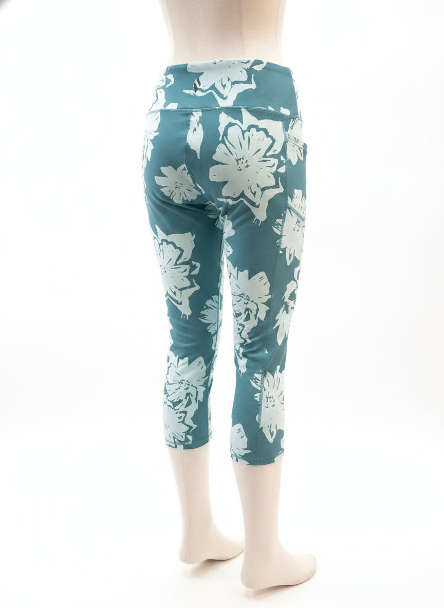 Skechers · Active Leggings · 2X · SeafoamFloral