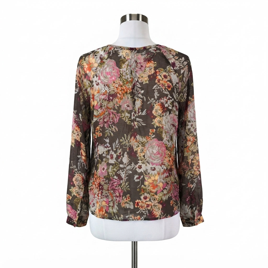 J. Jill · Blouse · XSmall · BrownFloral