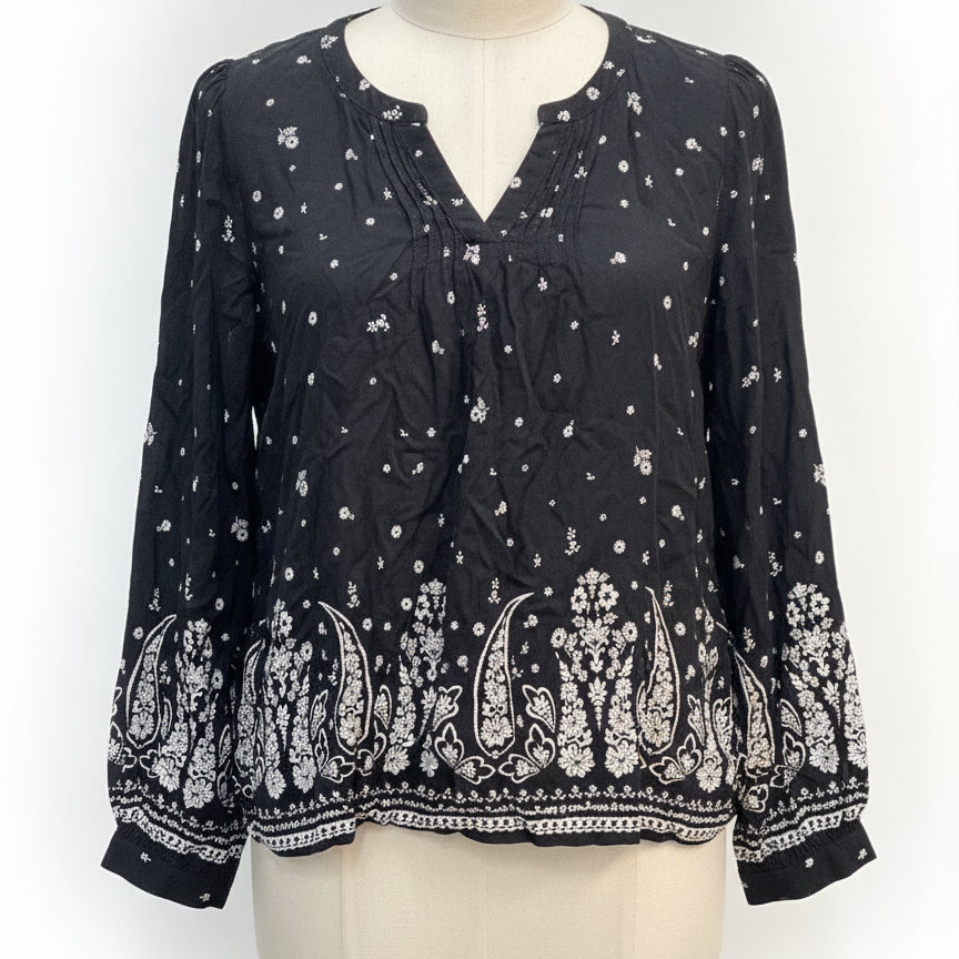 LuckyBrand · Blouse · Medium · Black