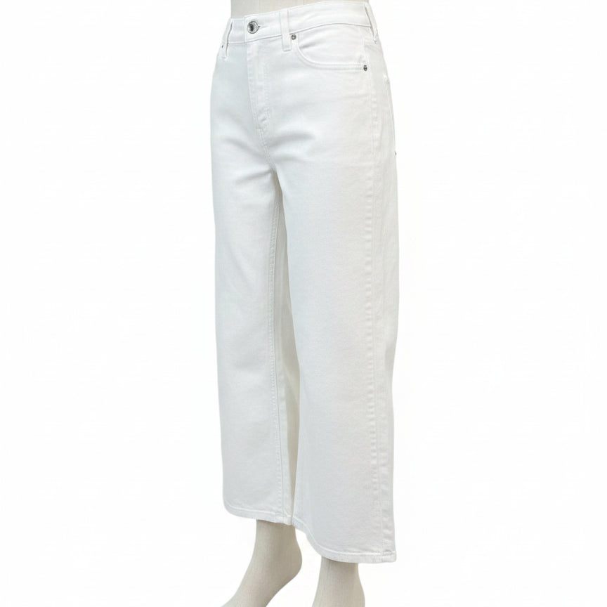 Reitmans · Wide Leg Jeans Ankle Length · 16 · White