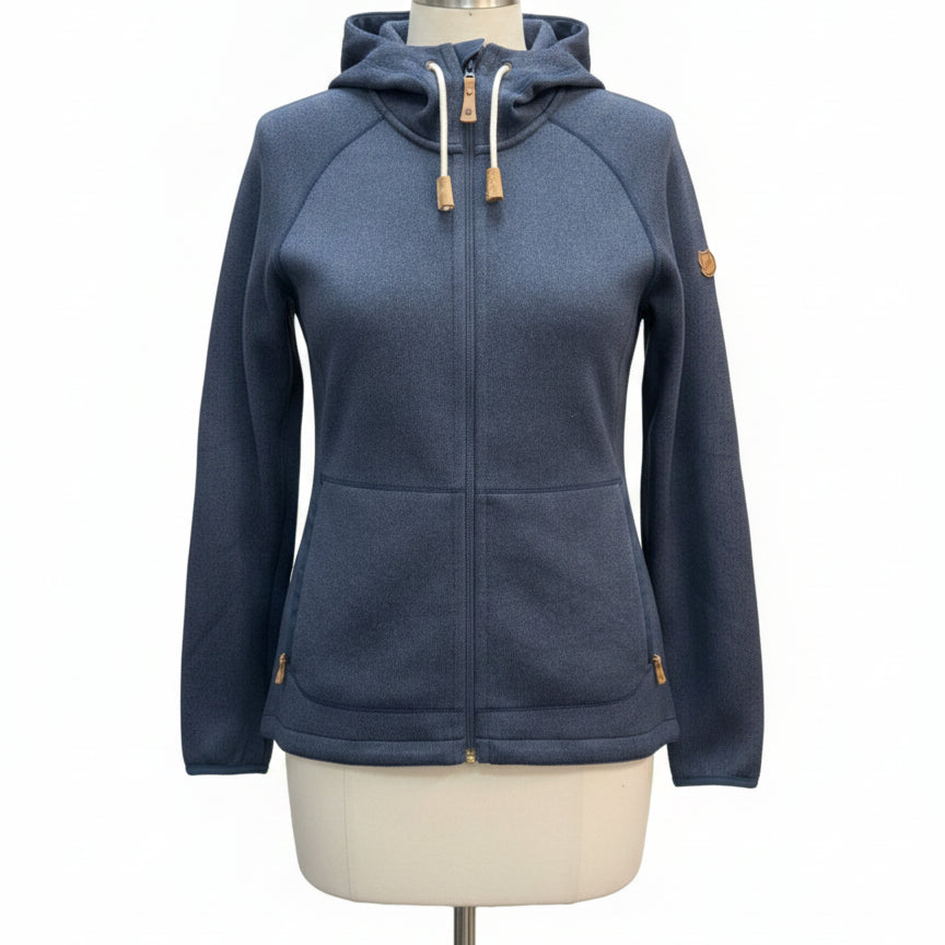 Fjall Raven · Ovik Fleece hoodie · Medium · Navy