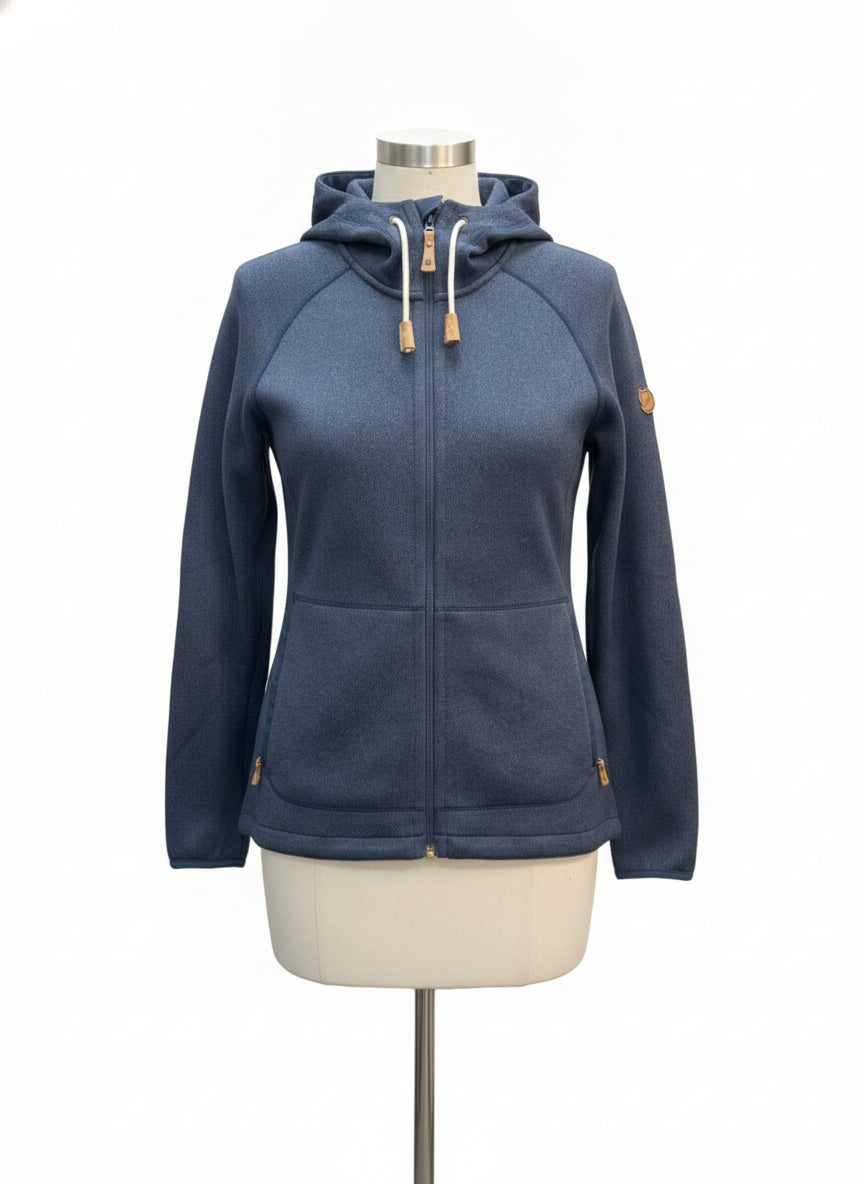 Fjall Raven · Ovik Fleece hoodie · Medium · Navy