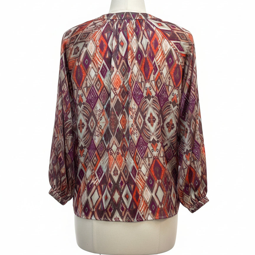 Anthropologie · Blue Tassel · Small · BrownAqua