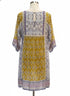 Sundance · Boho Chic Dress · Small P · MustardNavy