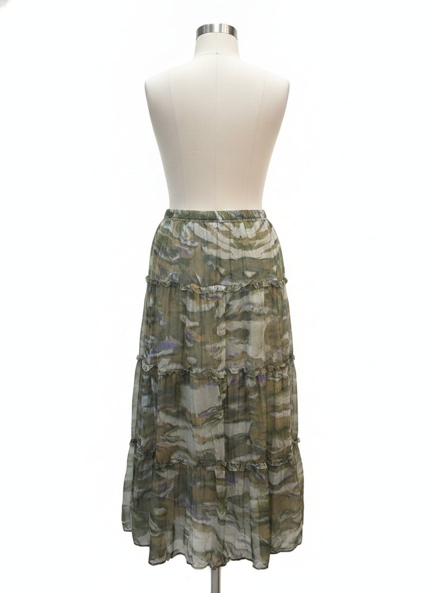Sundance · Maxi skirt · Medium · Multi-color Abstract