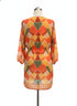 Do Everything in Love · 3/4 Sleeve Dress · L/XL · OrangeMulti