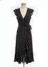 Max Studio · Wrap Dress · XS/S · Blackfloral
