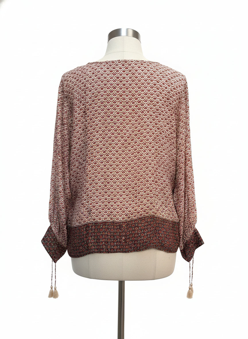 Olfacock's · Boho Top · Medium · RustMulti