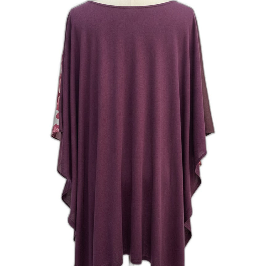 Chico's · Poncho Style · L/XL · BurgFloral