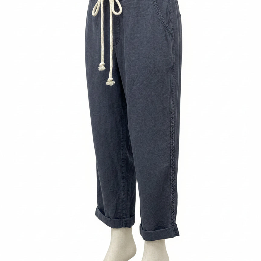 C&C · Comfort Waist Pants · Medium · Ocean
