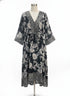 Natori · Dress · Large · Black/White Floral Print
