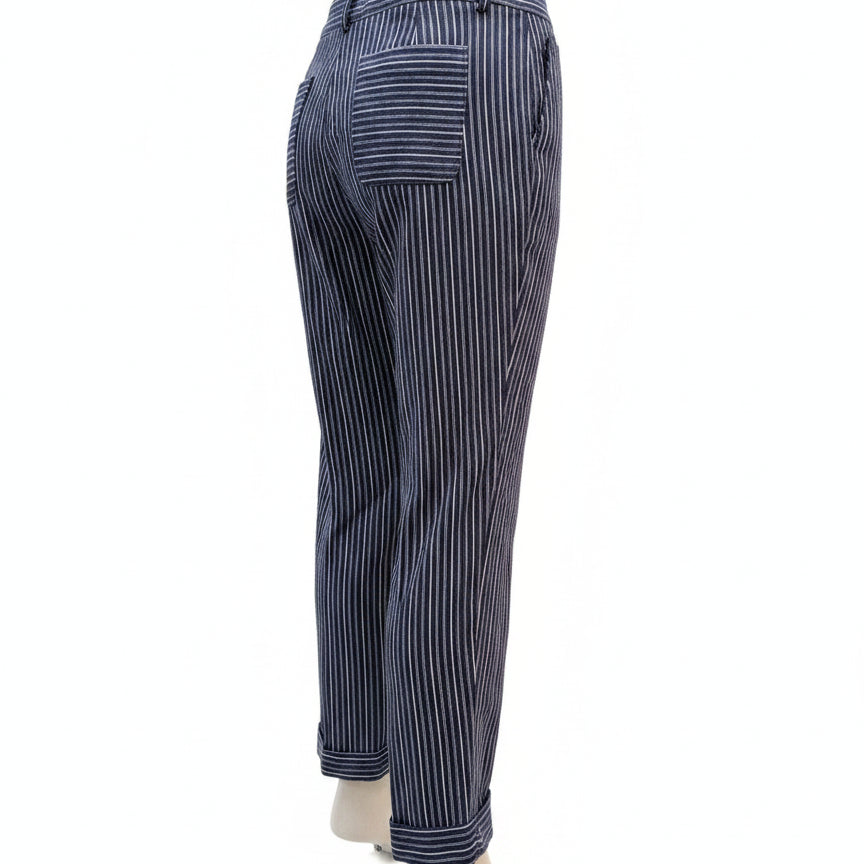 Verse · Tapered Leg FashionPants · Small · WhiteNavy