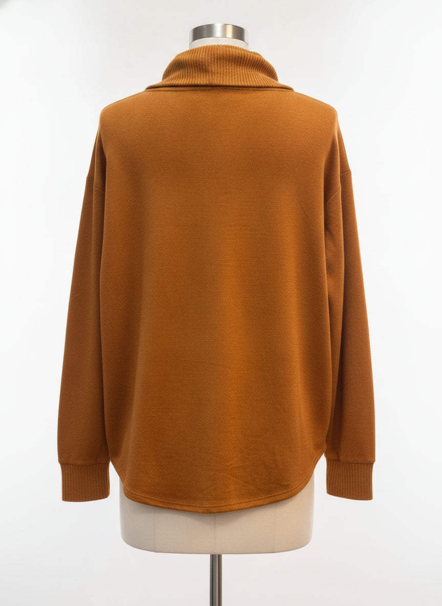 St. John's Bay · CowlDrape · Large · Rust