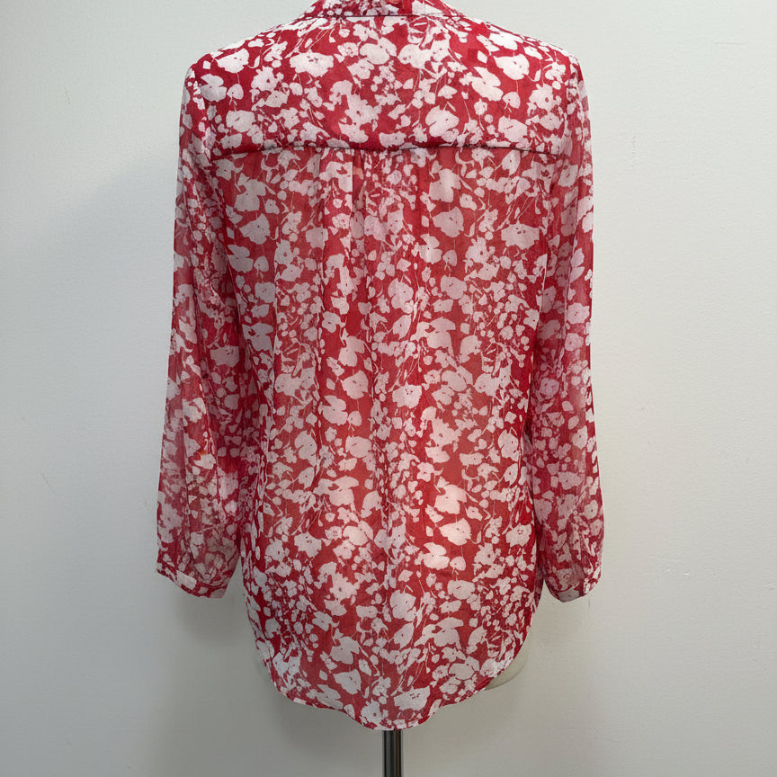 Gibson · Tops · Medium · RedWhite Floral Print