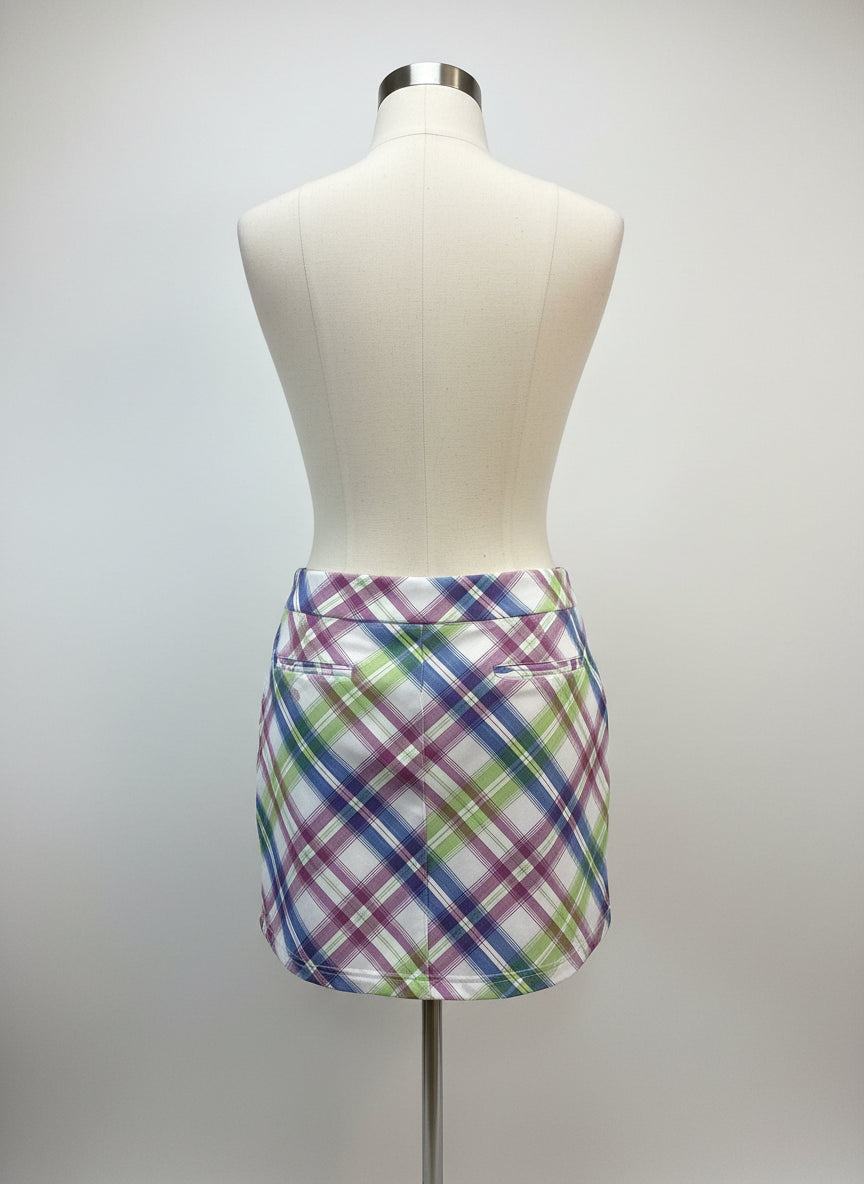 Pebble Beach · Golf Skort · Large · WhiteLime
